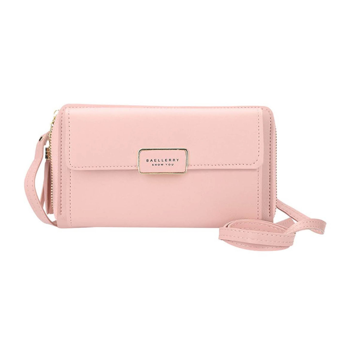 Yixuan Frauen Brieftasche, Große Box, Handy-Organizer, multifunktional, stilvoll, langlebig, ideal für unterwegs - Rosa