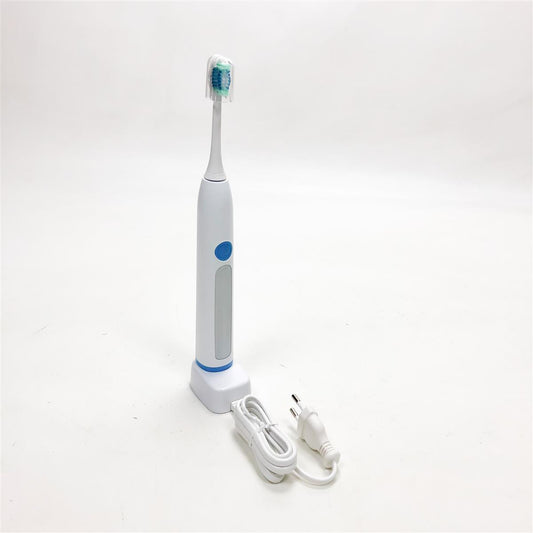 Solimo Rechargeable Electric Toothbrush Sonic - High-performance motor, 5 cleaning modes, 2-minute timer, ergonomic design