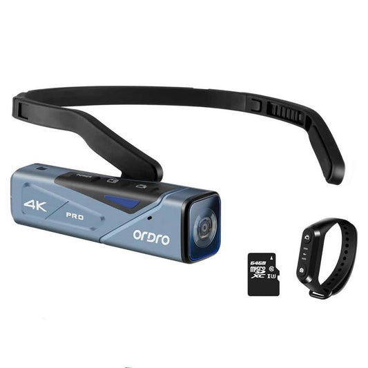 ORDRO EP7 PRO 4K Camcorder Hands-free Portable Mini Video Camera Full HD 1080P 60FPS with 4K resolution, 60FPS, compact and lightweight, ideal for vlogging and travel