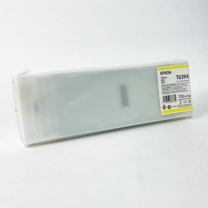 EPSON T6394 Tintenpatrone, Gelb, 700ml, Original, für Großformatdrucker, hohe Reichweite, präzise Farbwiedergabe