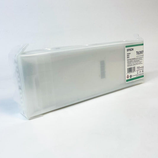 EPSON T6397 Tintenpatrone, Grün, 700ml, kompatibel mit SureColor, hohe Reichweite, Original Zubehör