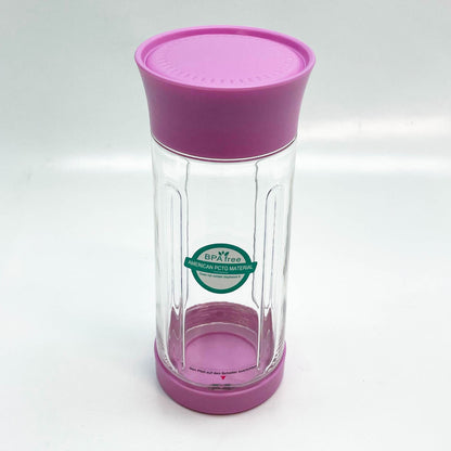 FITBLENDER, tragbarer Mixbecher, 500ml, helles Lila, leicht, kompakt, ideal für Smoothies und Shakes.