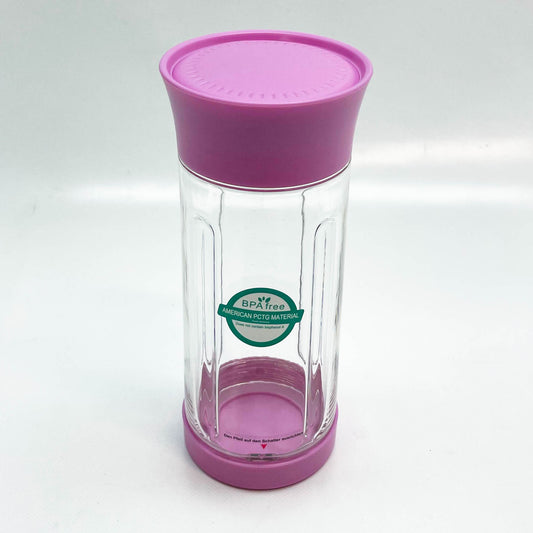FITBLENDER, tragbarer Mixbecher, 500ml, helles Lila, leicht, kompakt, ideal für Smoothies und Shakes.