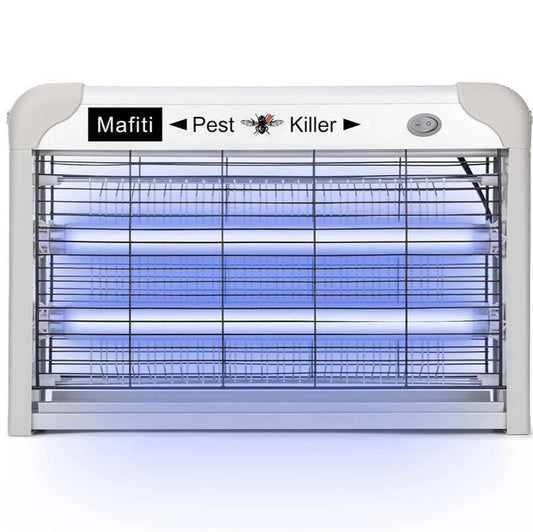 mafiti Electric Insect Killer 20W Mosquito Killer Fly Trap with UV Light for Kitchen House Yard Gray