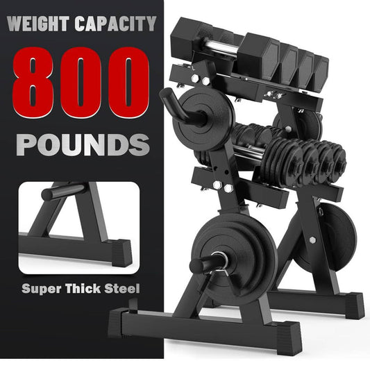 IMAYCC Hantelständer 53x42x62CM Hantelablage 350KG belastbar einstellbar für Kurzhanteln und Hantelscheiben