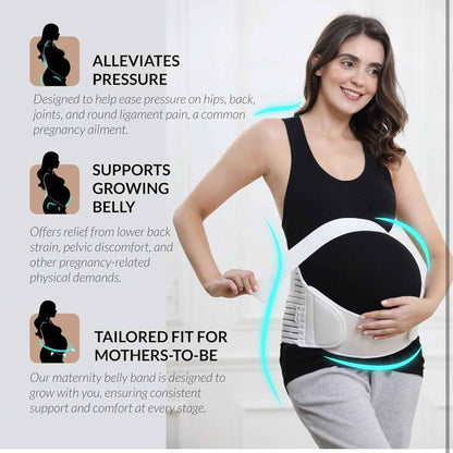 NEOtech Care Bauchgurt XL Schwangerschaftsgurt - stützt Taille, Rücken & Bauch, Elfenbein