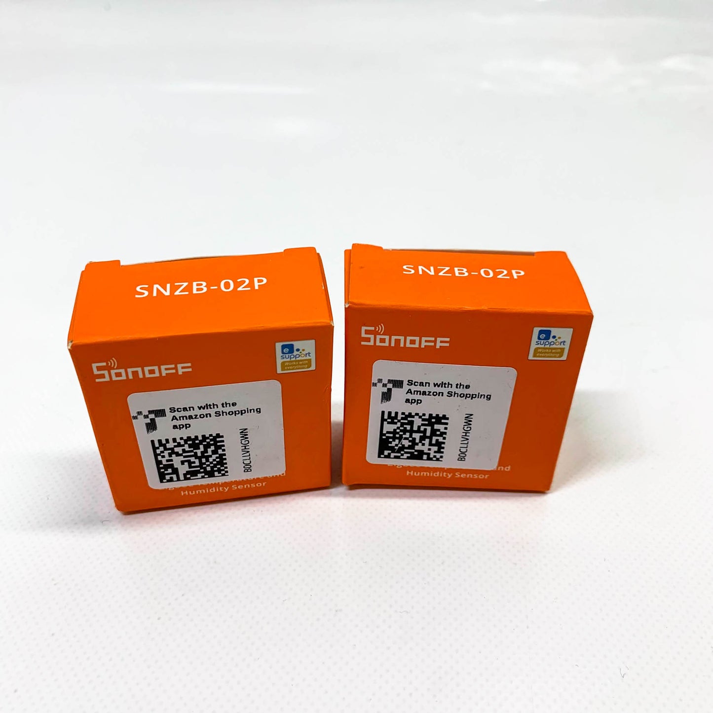 SONOFF SNZB-02P Zigbee Temperatursensor 2 Stück Smart Sensor mit Alarm, kompatibel mit Alexa/Google Home, Zigbee Hub erforderlich