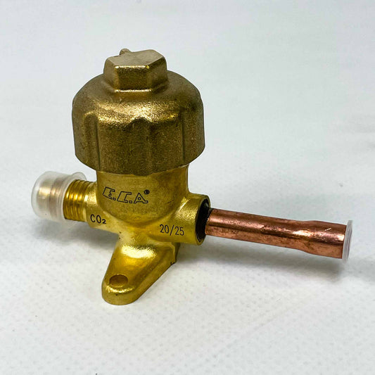 E.C.A. CO2-Ventil DN5 mit 1/4" x 7/16"-20 UNF Anschluss, Betriebsdruck PN130