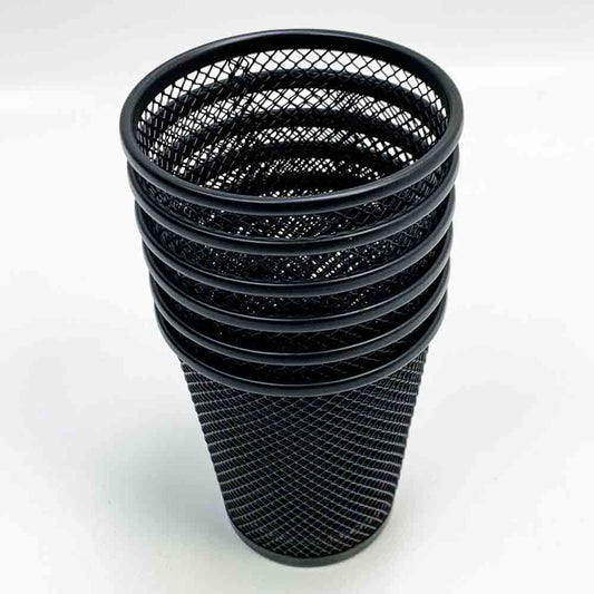 HIHOBDAY Desk Organizer M-1234 Mesh Metal Office Organizer with Drawer and Pen Holder Space Saving Multifunctional Accessory for Home School Office