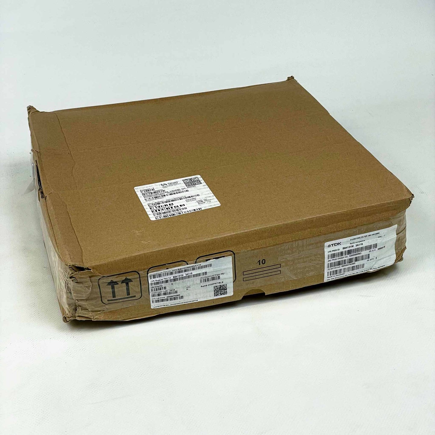 EPCOS B84131M0003A116 3‑phasiges Netzfilter (EMV), 4×16 A, 440 V AC, Flansch‑Schraubbefestigung, 50/60 Hz