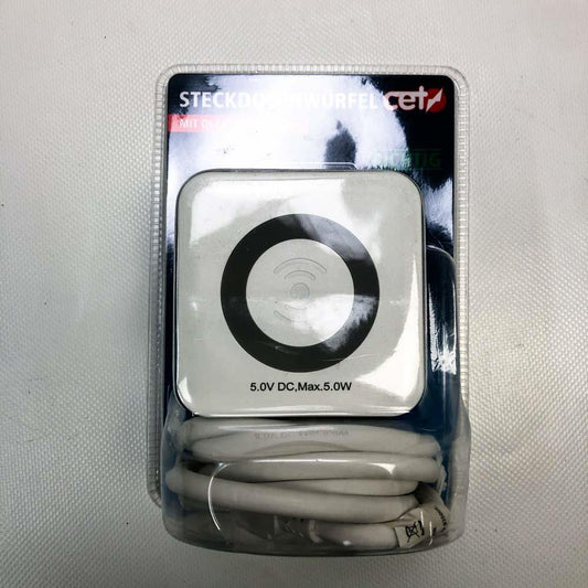 CET socket cube QI charging function with USB ports and surge protection