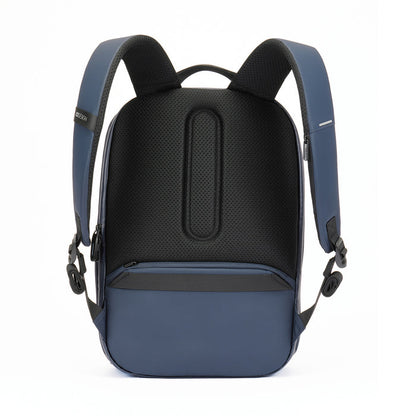XD DESIGN Bobby Edge Navy, P706.2505 X, Anti-Diebstahl Rucksack, USB-Anschluss, wasserabweisend, 16L, Laptopfach
