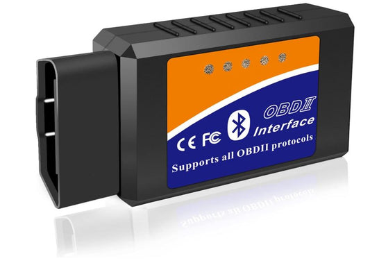 OBD2 Bluetooth Diagnosegerät Scanner Code Leser für Android Windows – Auto Diagnosegerät OBD Adapter für alle OBDII Protokoll Fahrzeuge mit Echtzeitdaten und Fehlerdiagnose